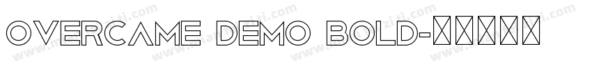 Overcame Demo Bold字体转换